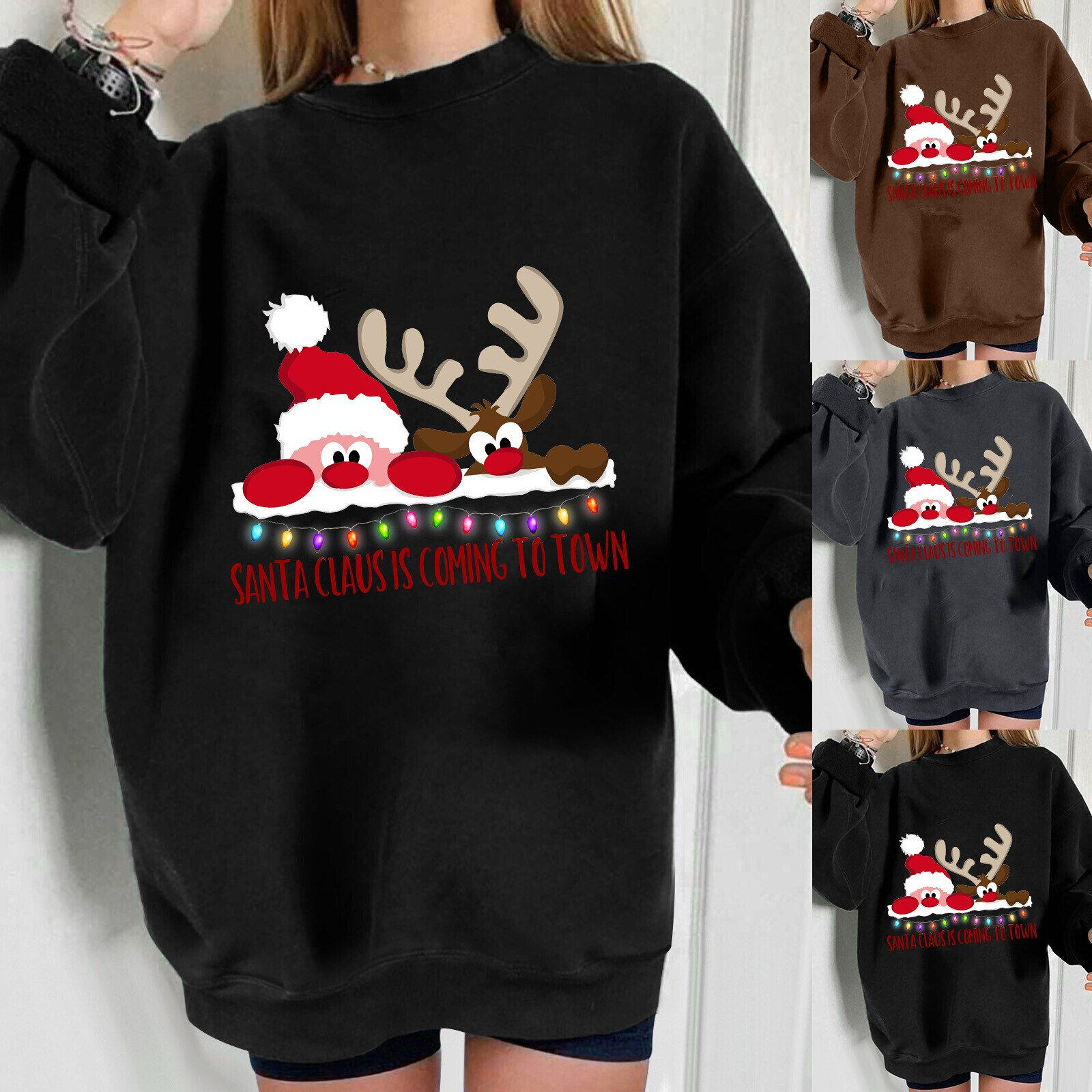 gift ugly christmas for women sweater hoodie sweatshirts