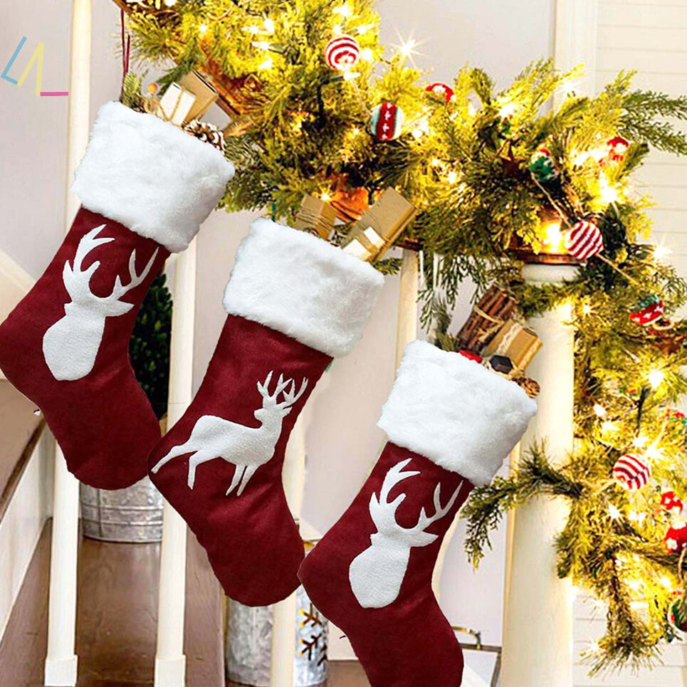 christmas stocking xmas gift socks bags decoration new year
