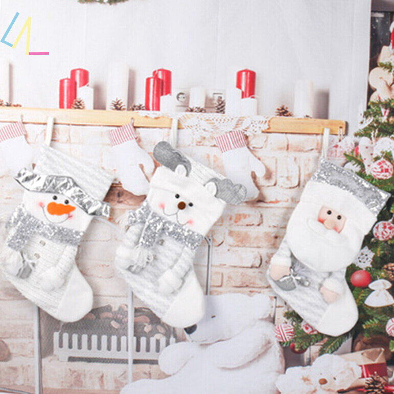 christmas stocking sacks xmas decoration kids gift candy bag