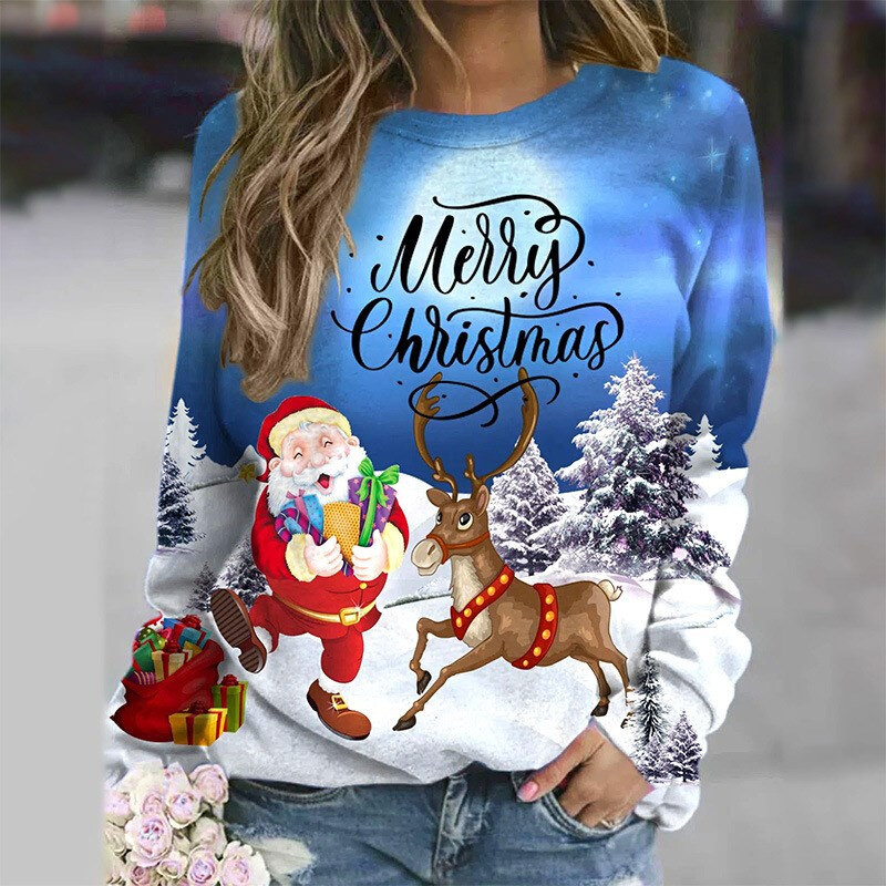 hoodie ugly for christmas animal couple sweater 2021 women