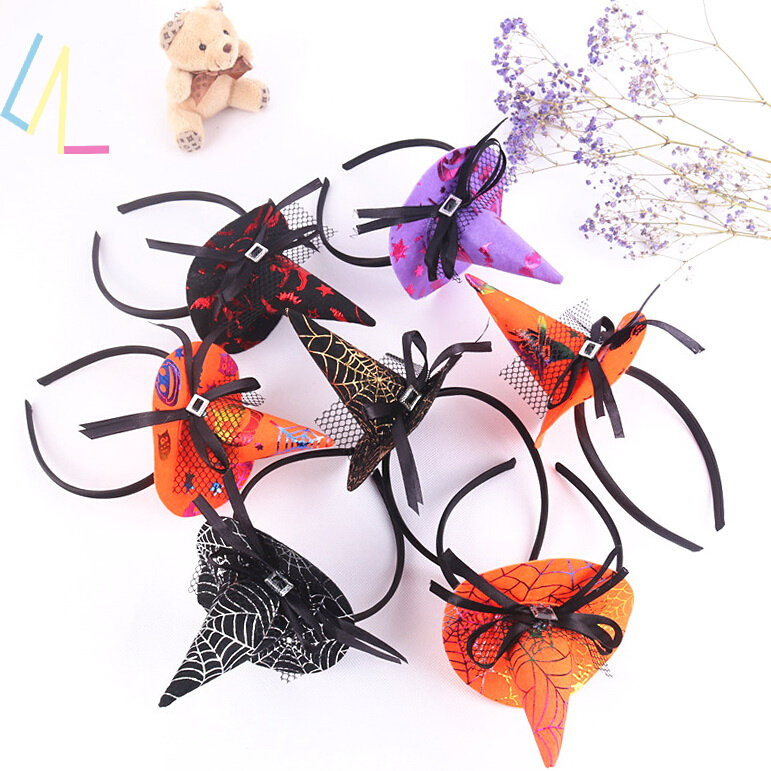 halloween headband pumpkin hair hoop cosplay accessories kid