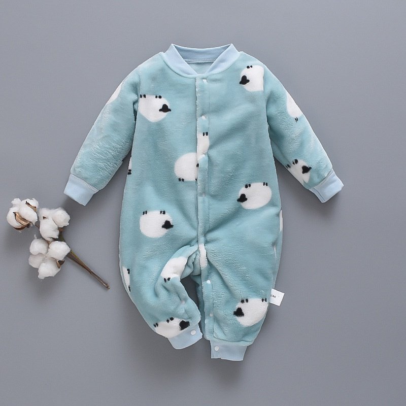 autumn & winter newborn baby clothes dinosaur print baby boy