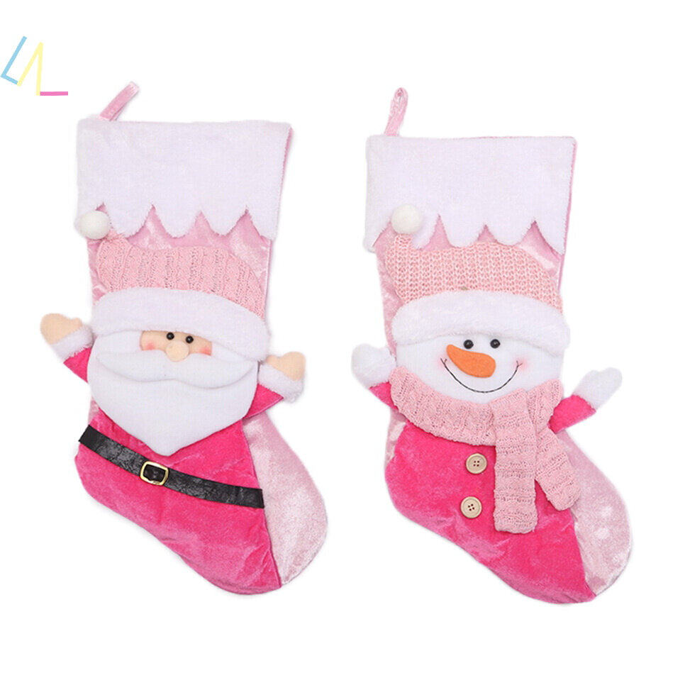 christmas stocking santa xmas sock gift candy bag decoration