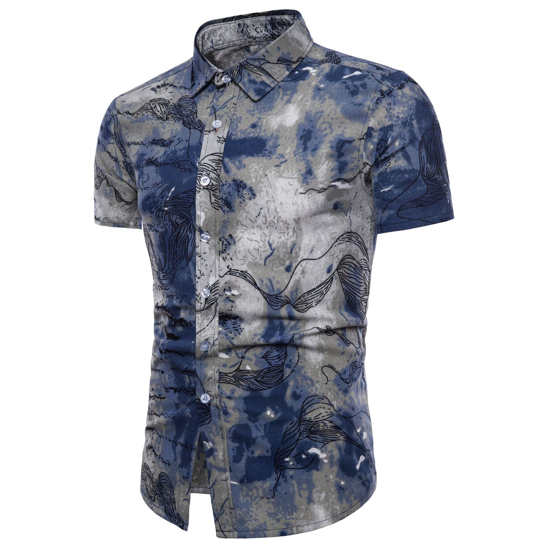 shirt shirts for men tops man student vintage mens plus size