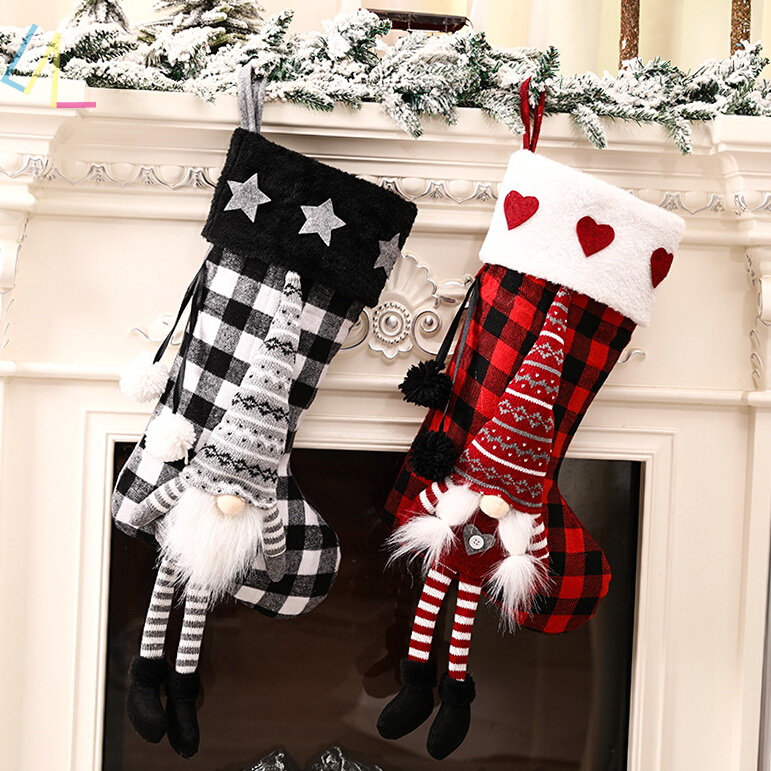 christmas stocking xmas gift bag decoration socks new year