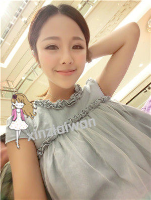 甜美名媛风进口亚麻立体公主洋装