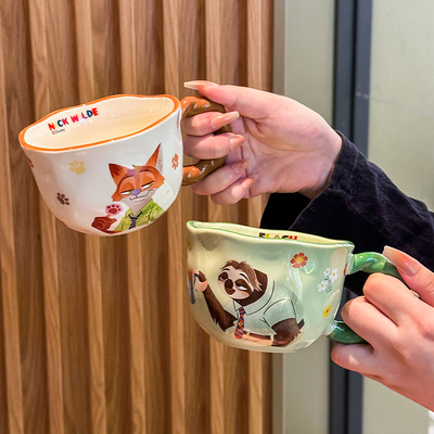 疯狂动物城联名陶瓷马克杯伴手礼