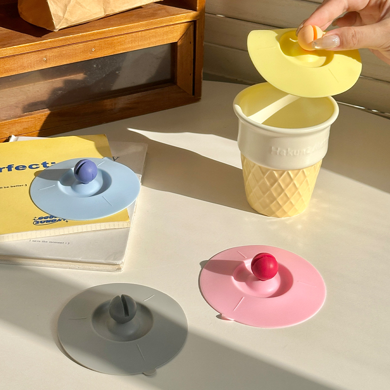 杯子盖规矩食品级杯盖单卖陶瓷杯马克杯通用盖子配件保温杯防尘盖