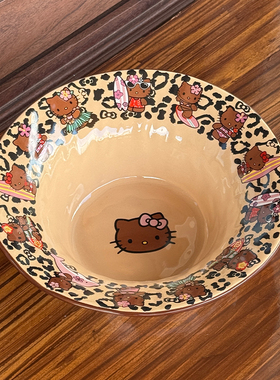 高颜值kt猫咪2025新款家用大号喝汤碗陶瓷泡面碗个人专用螺蛳粉碗