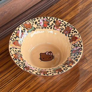 高颜值kt猫咪2025新款家用大号喝汤碗陶瓷泡面碗个人专用螺蛳粉碗