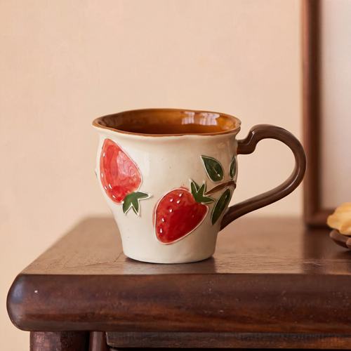 中古陶瓷马克杯水果咖啡杯伴手礼