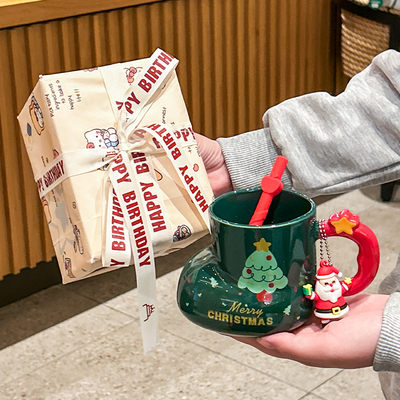 圣诞伴手礼物可爱创意马克杯女生