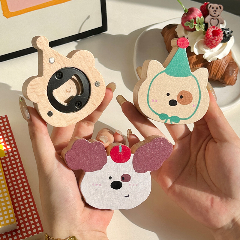 高颜值可爱小狗开瓶器手动拧盖器