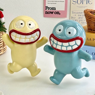 可爱搞怪大嘴泥怪陶瓷马克杯沙雕丑萌喝水杯开学毕业礼物伴手礼品