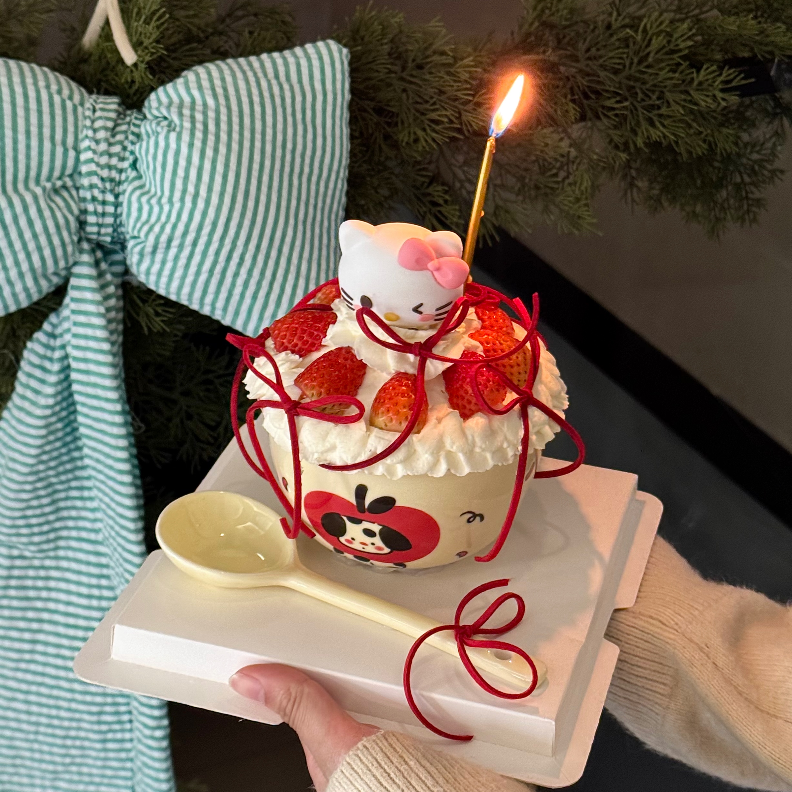 ins小红书同款可爱KT猫蛋糕装饰