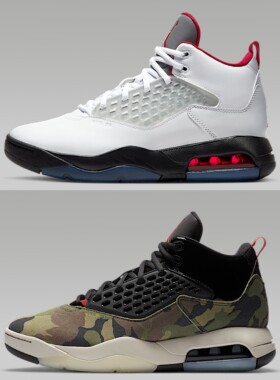 NIKE耐克JORDAN Maxin 200男士减震高帮系带耐磨气垫运动鞋CD6107