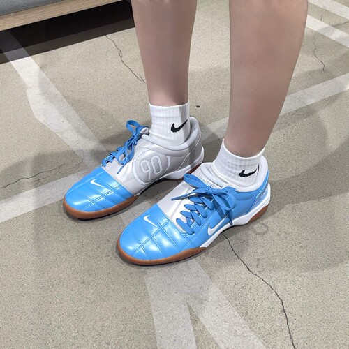 NIKE耐克男鞋TOTAL 90低帮足球鞋运动休闲鞋复古薄底鞋HQ2851-400