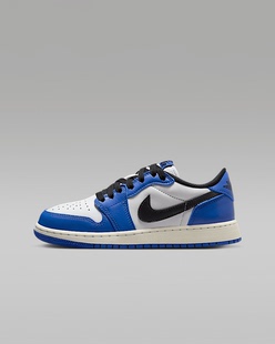 耐克NIKEAir Jordan 1 Low AJ1蓝白黑 低帮复古篮球鞋 CZ0858-140