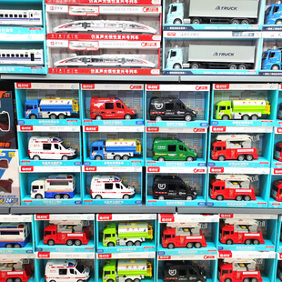 宝乐星儿童玩具车救护车警察车惯性翻斗消防快递车大号工程挖掘机