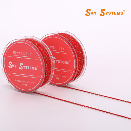 SKY品牌M2金丝线红金幸运编织绳