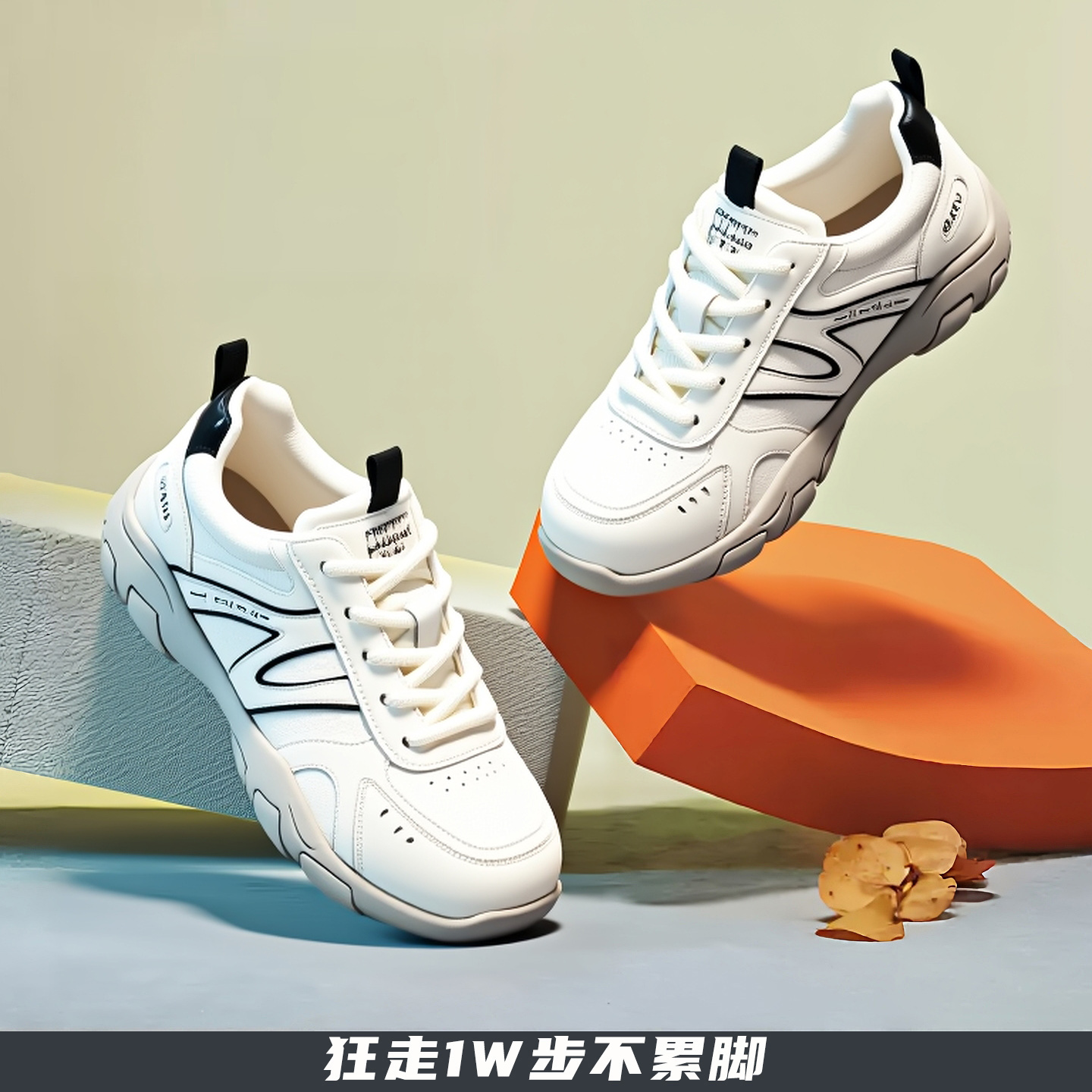 大码女鞋厚底老爹鞋时尚跑步鞋