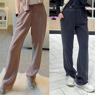 阔腿裤 一勺米 窄版 进口莫代尔加绒显瘦休闲直筒裤 王炸加绒神裤