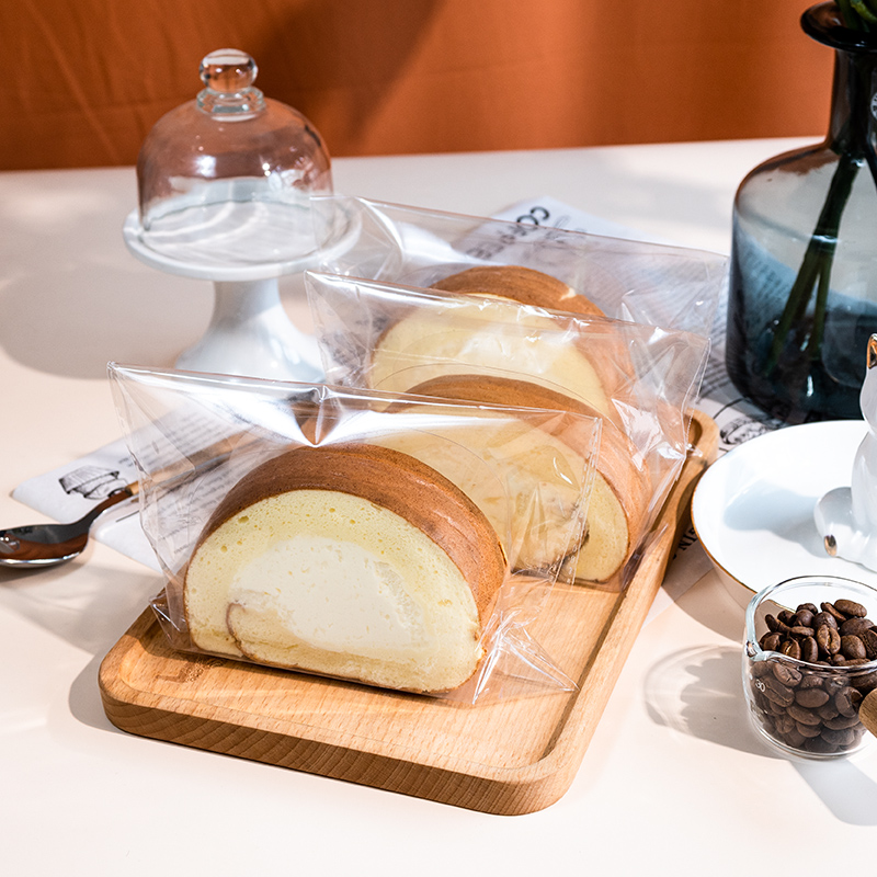 蛋糕卷包装袋透明虎皮卷自粘袋