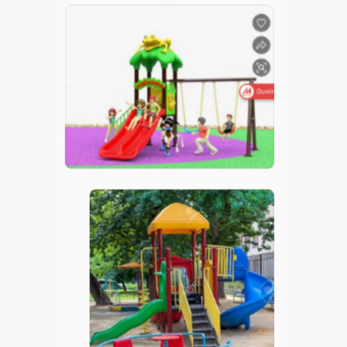 幼儿园塑料儿童滑梯户外滑滑梯秋千组合室内游乐设备