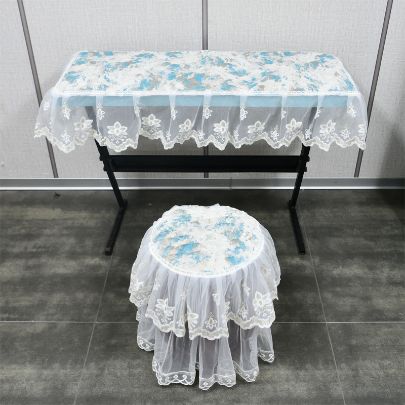 新款电子琴罩优雅好绒丝面料61键琴披 防尘罩可定制尺寸琴盖巾