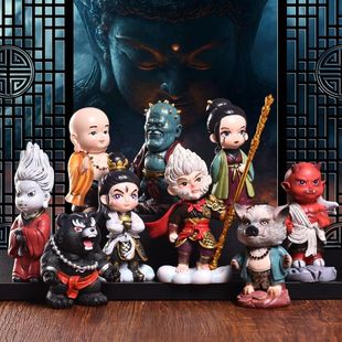 神话天命西游盲盒摆件手游周边盲盒手办桌面西游国潮风树脂工艺品