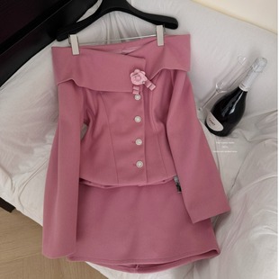 连衣裙套装 Catyears猫年 半身裙 少女优雅赫本风大衣外套 奥黛丽