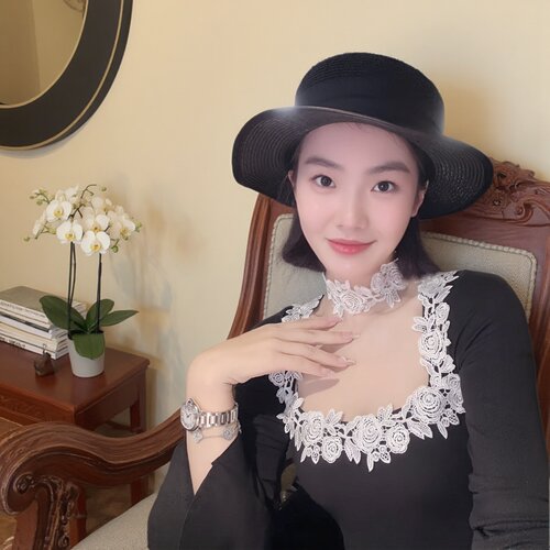 大码女装新款蕾丝拼接长袖上衣