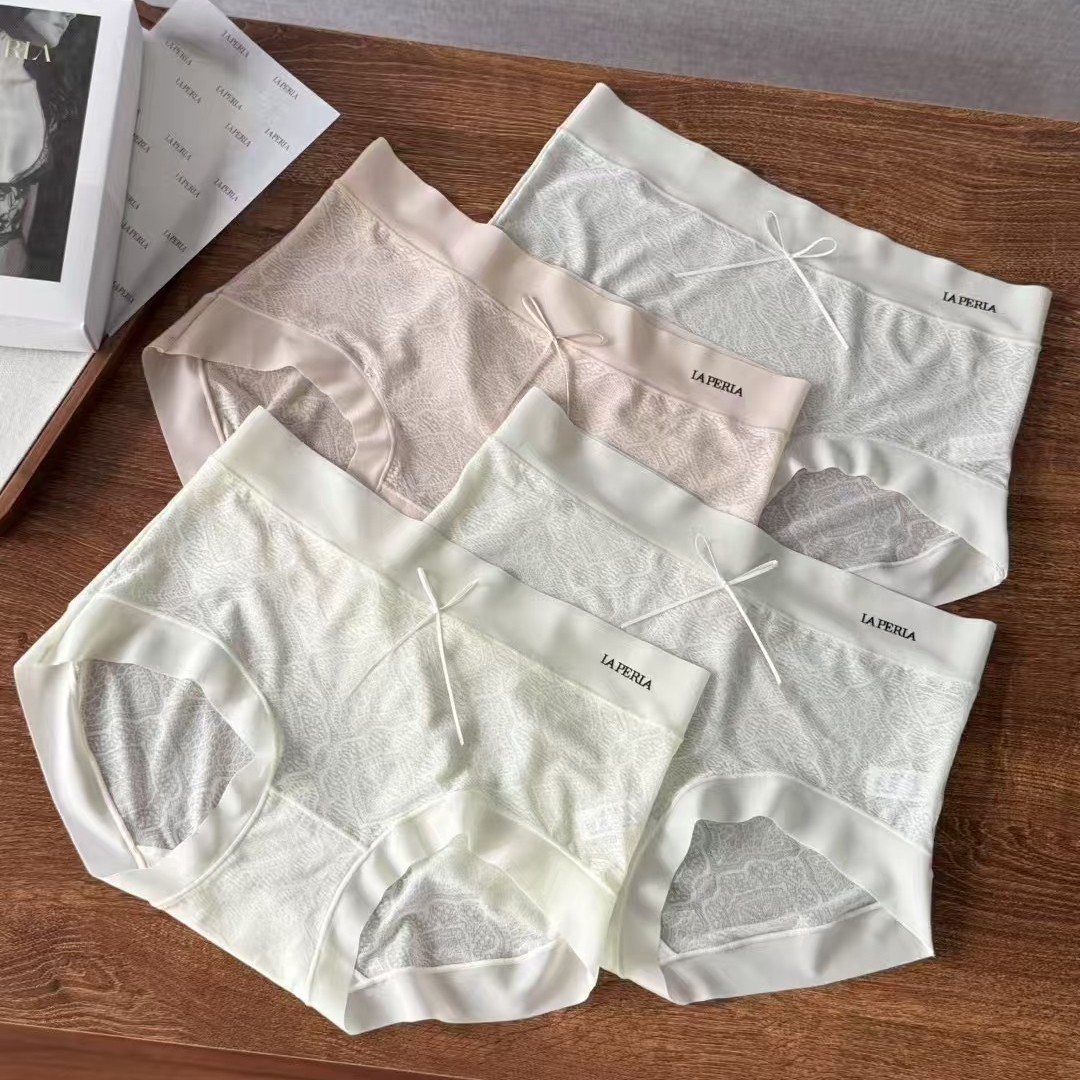 LP轻奢超薄立体提花内裤女生