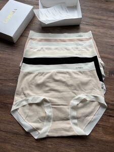 LAP贵妇家秋冬磨毛绒中腰无痕内裤羊绒质感高端空气裸感保暖舒适