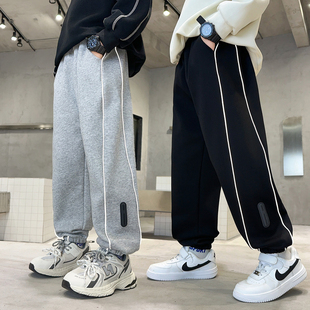 儿童装男童春装裤子2026新款春季中大童运动卫裤春秋款痞帅长裤潮