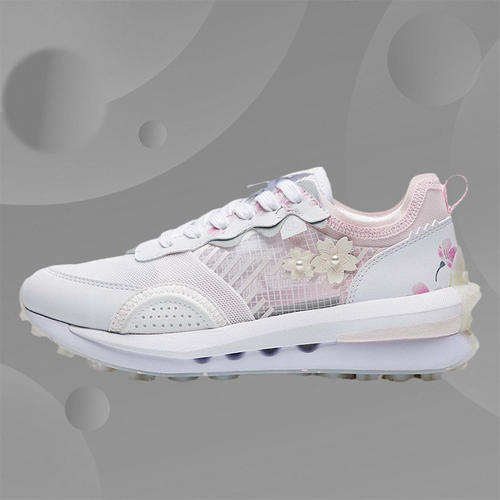 正品 李宁22夏季新品 女子低帮 经典舒适 休闲板鞋AGCS026-1