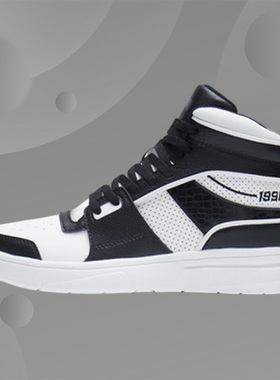 Lining/李宁正品冬季女子时尚休闲耐磨高帮运动板鞋ABCS098