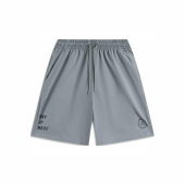 AKSU573 李宁正品 韦德系列男子宽松透气系带梭织运动休闲短裤