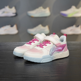 女小童轻便舒适缓震运动休闲鞋 李宁正品 2025春季 新款 YKNV012