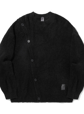 李宁正品x 成龙联名功夫系列男子加绒保暖宽松套头编织衫AMBU281