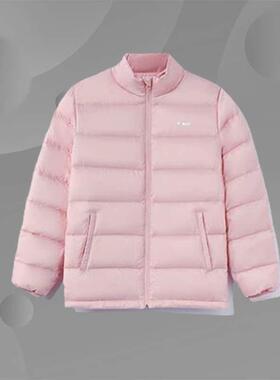 李宁童装男女新品运动生活系列90%白鸭绒短款羽绒服YYMR072