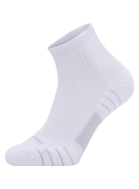 李宁正品健身系列男女同款撞色吸汗透气运动短袜一双装AWST019-2