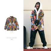 男子春季 新款 OG_SLICK联名系列翻领时尚 李宁正品 开衫 外套AFDS099