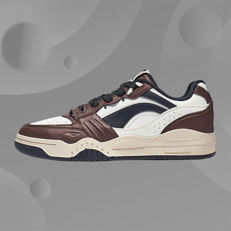 Lining/李宁正品月白男子百搭耐磨时尚减震回弹运动休闲鞋AGCS251