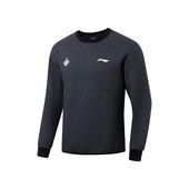 男子圆领宽松休闲运动针织长袖 春季 卫衣AWDT075 李宁正品 Lining