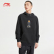 连帽男装 李宁正品 长袖 韦德系列套头衫 上衣运动服AWDR081 卫衣男士