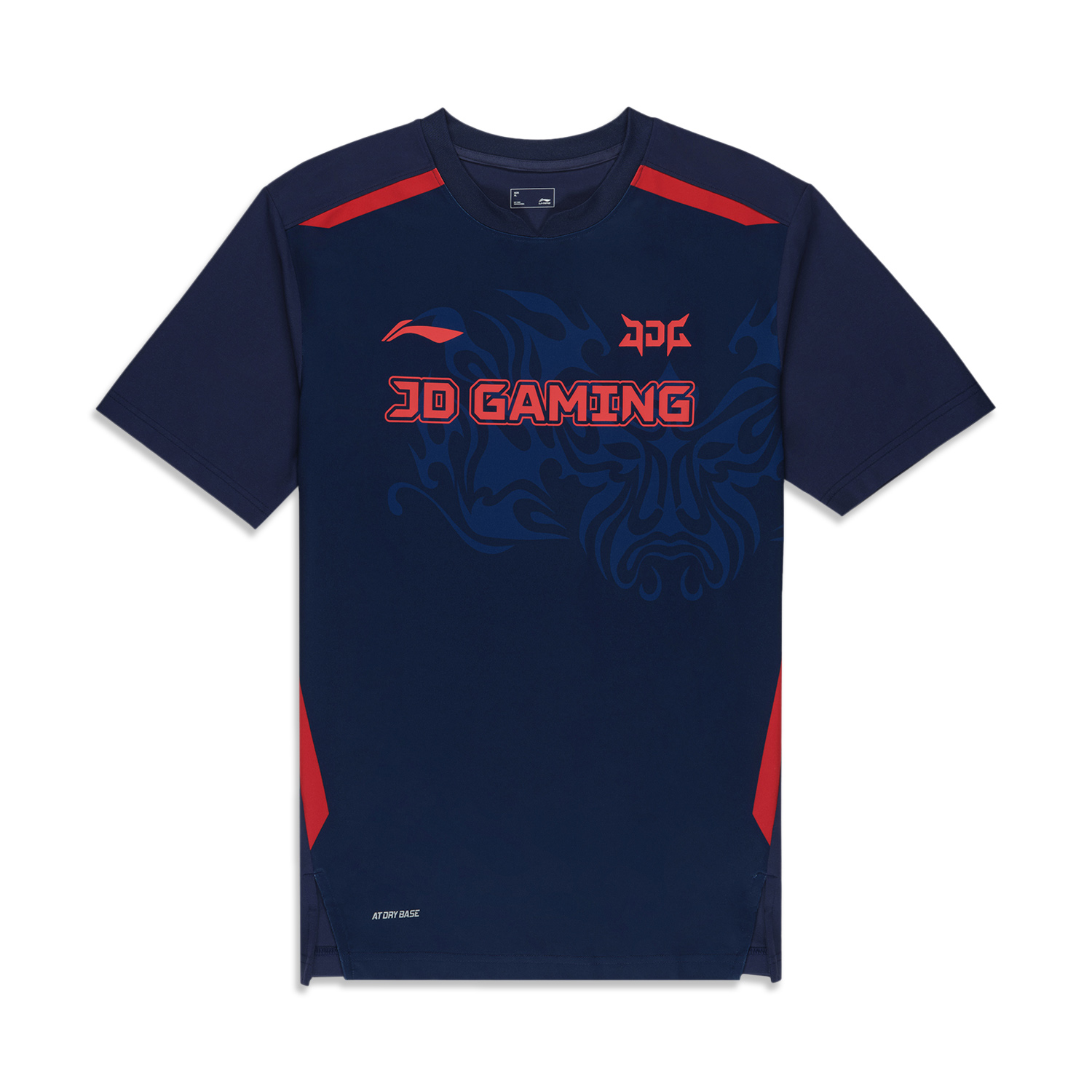 Lining/李宁正品2023赛季JDG战队队服男子吸汗舒适短袖T恤ATST667