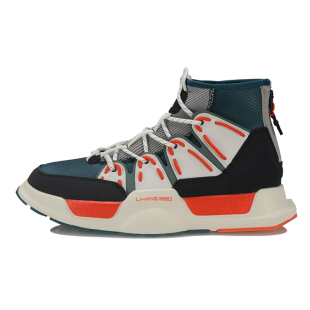 防滑耐磨舒适透气鞋 AGBP089 男女重燃悟道高帮篮球休闲鞋 李宁新款