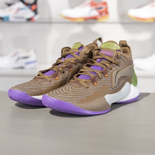 ABAU087 驭帅18男子舒适减震稳定抗扭篮球专业比赛鞋 李宁正品