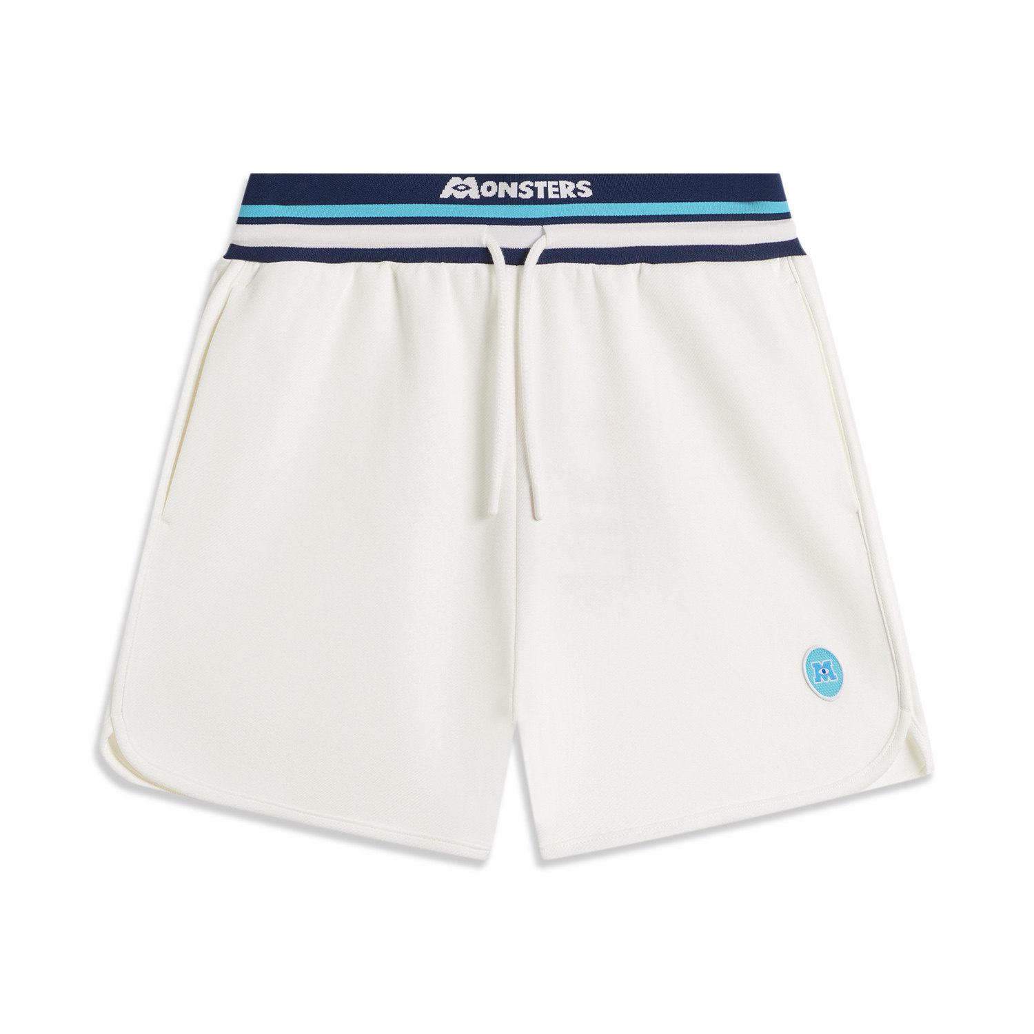 李宁正品X迪士尼怪兽大学联名系列女子透气宽松运动短裤AKSU488